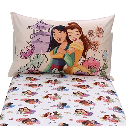 NoJo Disney Princesses 2-Piece Toddler Sheet Set 1