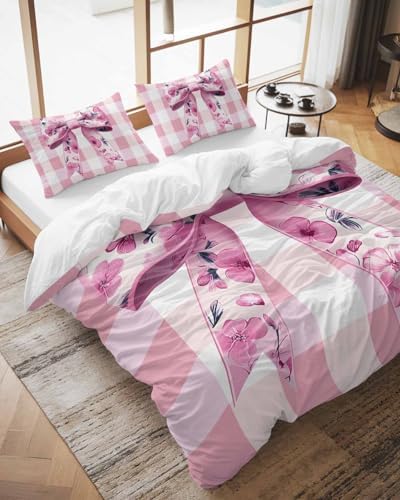 ZOE GARDEN Spring Bow Flower Bed Duvet Cover Set 1