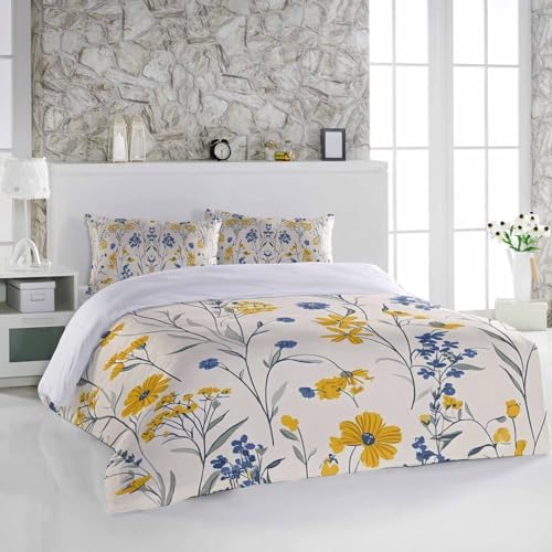 3 Piece Bedding Set with Duvet Cover and Pillow Shams 1