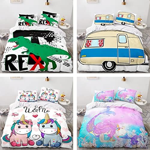 Custom Photo Duvet Cover Set with Zipper Closure