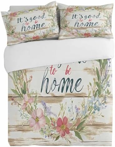 Alandar Home 3 Piece Breathable Duvet Cover Set 1