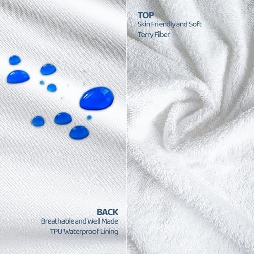 Miloll Waterproof Twin XL Mattress Encasement 6-9 Inch