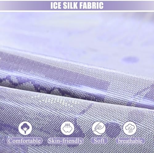 LDLCYCN Cooling Massage Mattress Pad with Face Hole