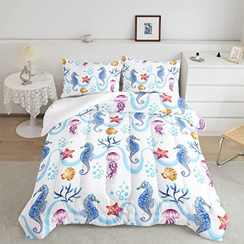 CVHOUSE Hippocampus Bedding Set Full Size