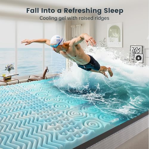 EnHomee 4 Inch Mattress Topper Twin Size