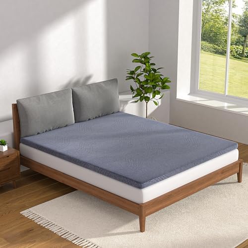 VECELO 2-inch Gel Memory Foam Mattress Topper California King