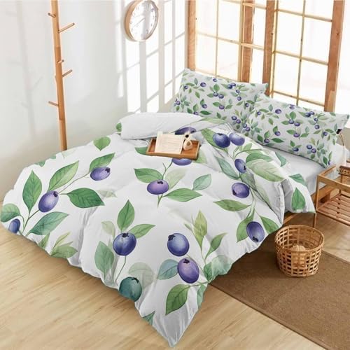 Alandar Home 3 Piece Summer Cartoon Duvet Cover Set