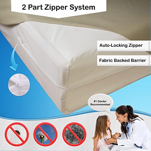 National Allergy 100 Cotton King Mattress Protector