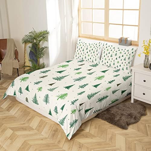 Castle Fairy Christmas Tree King Size Bedding Set 3pcs