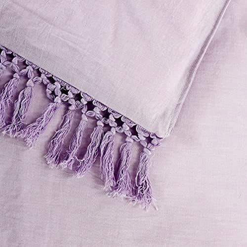 Brandream Softta Cal King 3Pcs Duvet Cover Set Purple 1