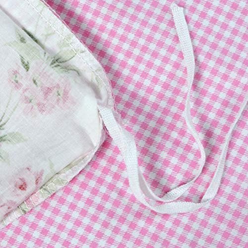 FADFAY Cal King Duvet Cover Set 7Pcs Shabby Rose Floral
