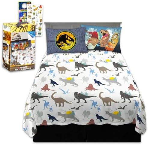 Jurassic World Bedding Set Full Size Bed