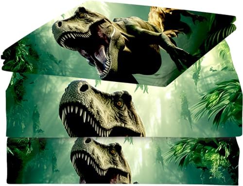 VTKON Dinosaur 3D Print Bed Sheet Set for Kids
