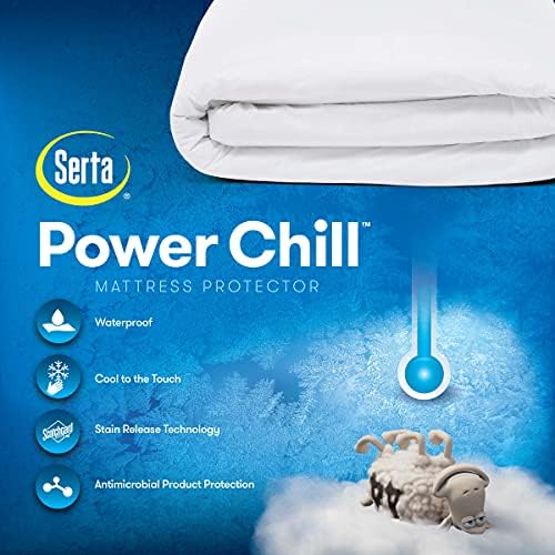Serta Power Chill California King Waterproof Mattress Cover 1