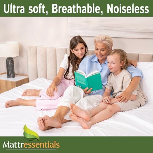 Mattressentials Zippered Twin XL Mattress Encasement - 11-13 Depth Bed Bug Waterproof Hypoallergenic