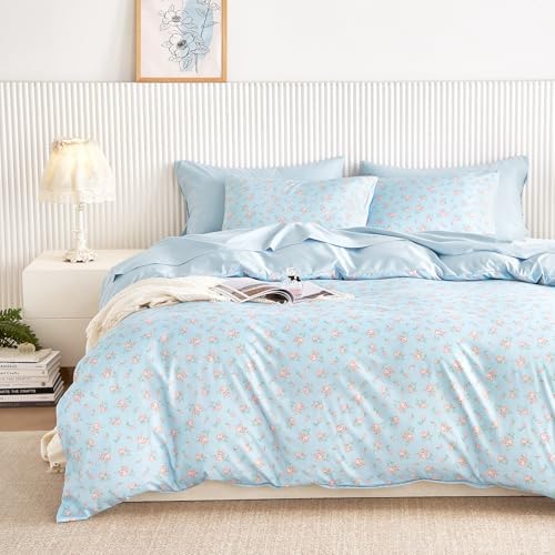 Wake In Cloud Floral Comforter Set Queen 3-Piece
