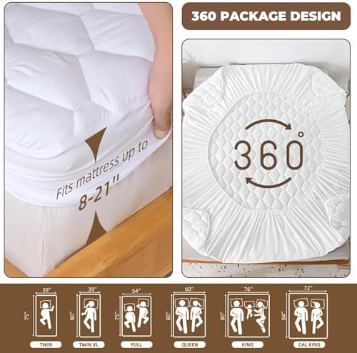 A2 Energy Full Size Waterproof Mattress Protector
