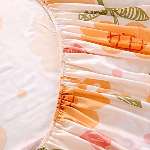 KWLOVER Soft Bed Sheet and Pillowcase Set Twin