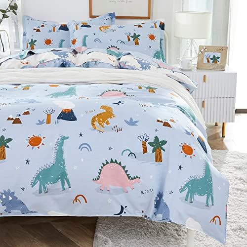 Brandream Kids Duvet Cover Set Twin Twin XL Dinosaur Print Reversible