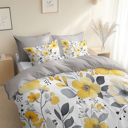 California King Duvet Cover Set with 2 Pillowcases 1