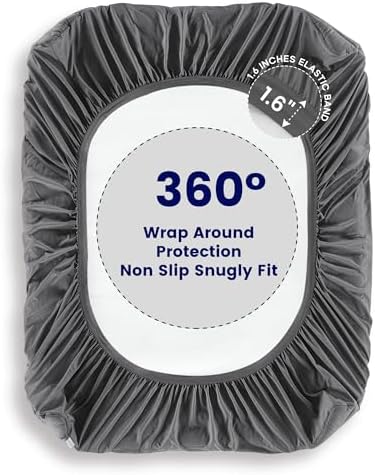 SLEEP ZONE Cooling King Mattress Pad - Waterproof and Back Pain Relief