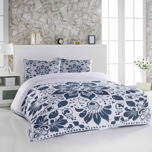 Alandar Home Duvet Cover Set with Datura Flowers