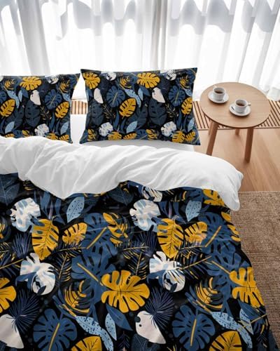ZOE GARDEN Tropical Plants Duvet Cover Set 3 pcs