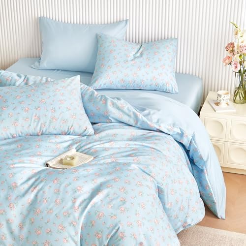 Wake In Cloud Floral Comforter Set Queen 3-Piece