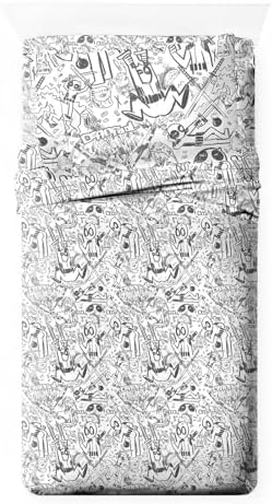 Jay Franco Deadpool Comic Sketch Twin Sheet Set