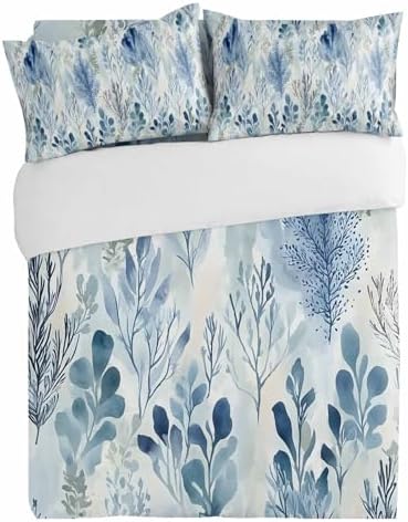 Alandar Home 3 Piece Ombre Blue Bedding Set