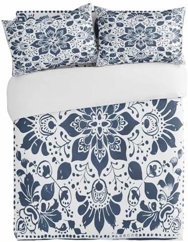 Alandar Home Duvet Cover Set with Datura Flowers