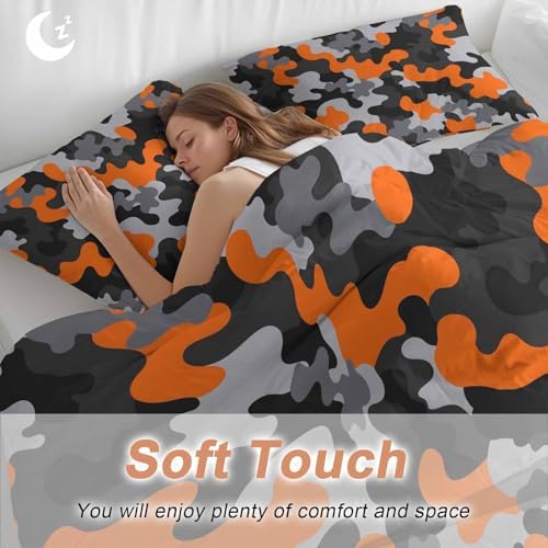Sabolny Red Black Queen Duvet Cover Set 3 Piece