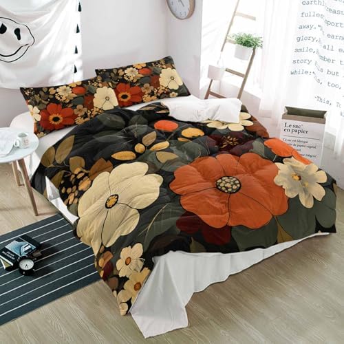 Alandar Home 3 Piece Bedding Set with Pillow Shams