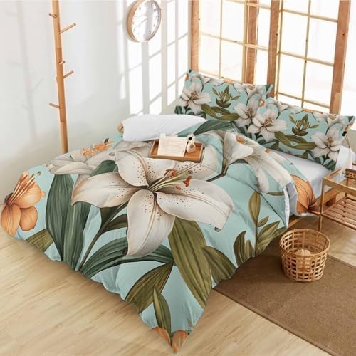 Alandar Home 3 Piece Bedding Set Retro Floral
