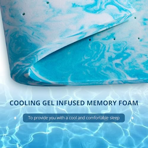 3 Inch Twin Memory Foam Mattress Topper with Gel Cooling