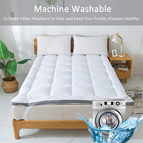 SUFUEE Mattress Topper King - 2inch Plush Luxury Down Alternative
