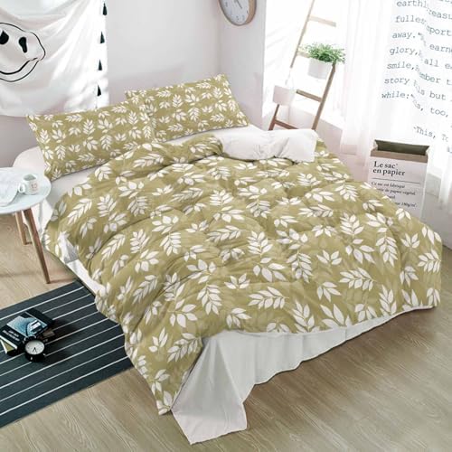 Alandar Home 3-Piece Bedding Set with Breathable Duvet Cover and Pillow Shams