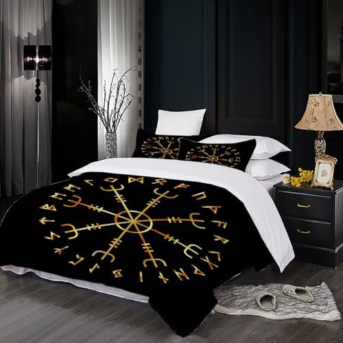 California King Duvet Cover Set with 3D Print Design