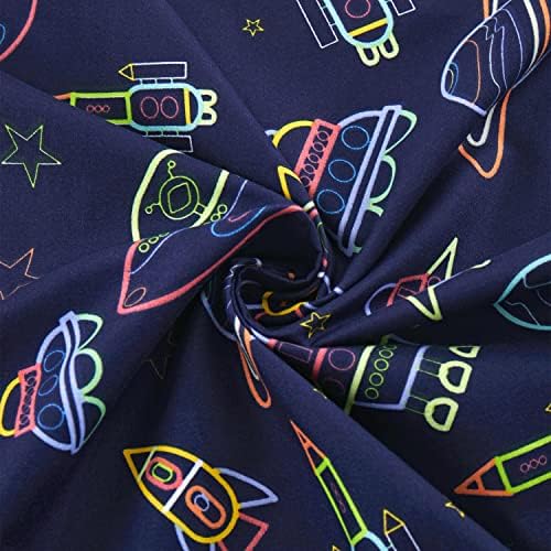 Sweet Home 1500 Supreme Kids Bed Sheet Set - Twin Neon Spaceships