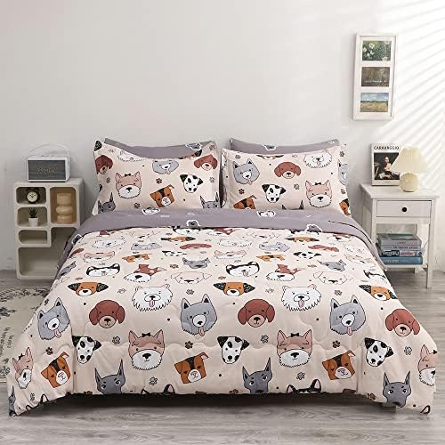 Gusuhome 7 Piece Kids Dog Bedding Set 1