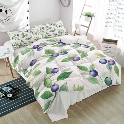 Alandar Home 3 Piece Summer Cartoon Duvet Cover Set