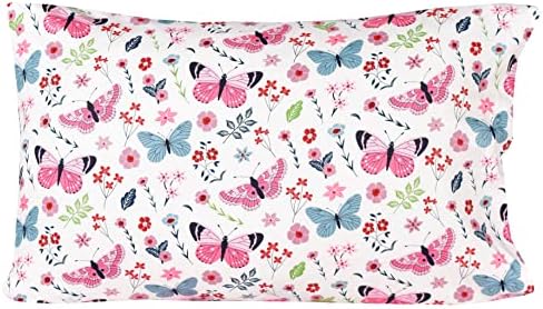 Scientific Sleep Butterfly Pink Flower 100 Cotton Bed Sheet Set Kids