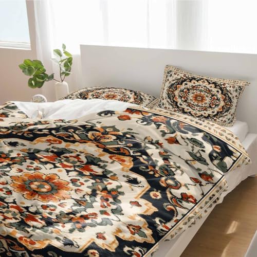 Alandar Home 3 Piece Bedding Set with Abstract Bohemian Pattern