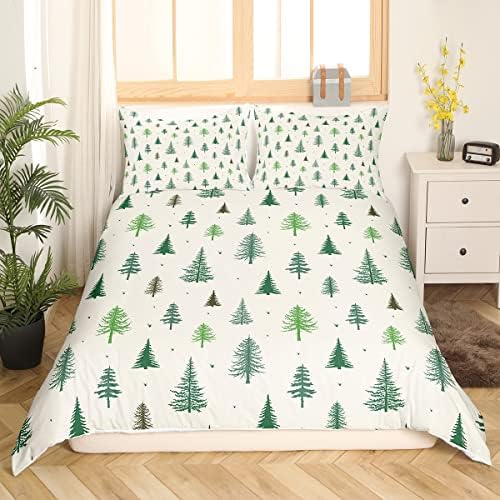 Castle Fairy Christmas Tree King Size Bedding Set 3pcs