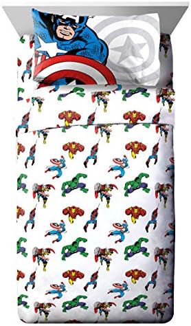 Jay Franco Marvel Avengers Full Sheet Set - 4 Pc Set