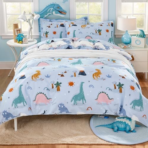 Brandream Kids Duvet Cover Set Twin Twin XL Dinosaur Print Reversible