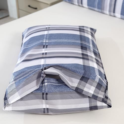 MAG 3pcs Gingham Duvet Cover Twin Set 1