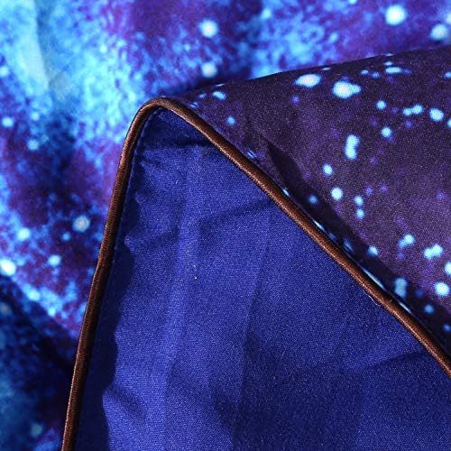 Wowelife Galaxy Bedding Set 5-Piece Full Size Blue