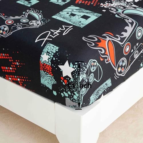 SDY 4PCS Game Sheet Set Queen Size Kids Bedding