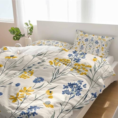 3 Piece Bedding Set with Duvet Cover and Pillow Shams 1